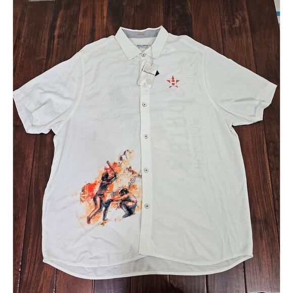 Tommy Bahama astros Hawaiian shirt mens size XXL - Picture 1 of 6